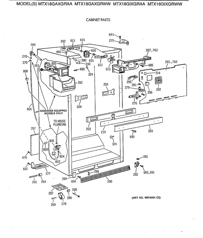 Diagram for MTX18GIXGRAA