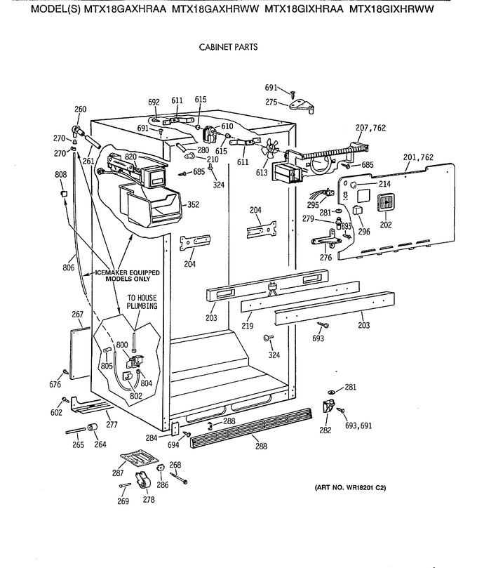 Diagram for MTX18GIXHRAA