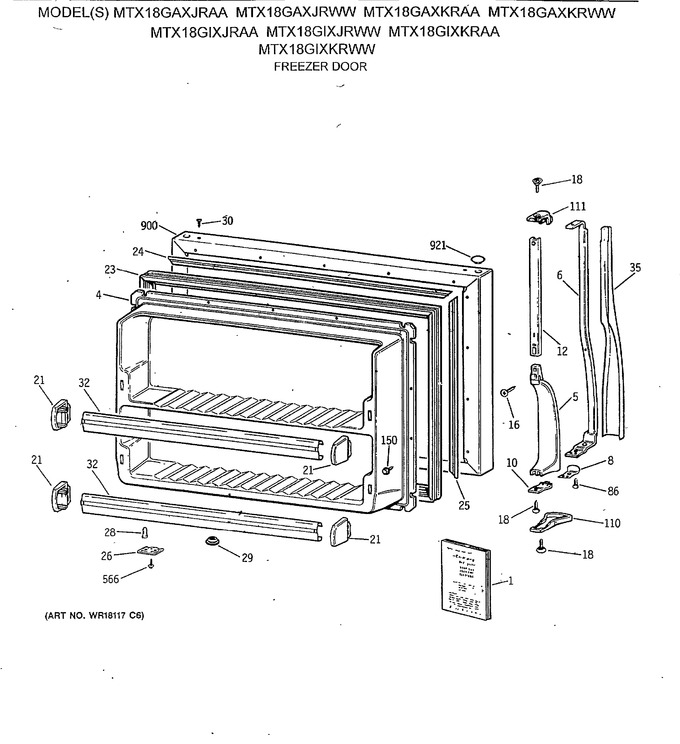 Diagram for MTX18GAXKRAA