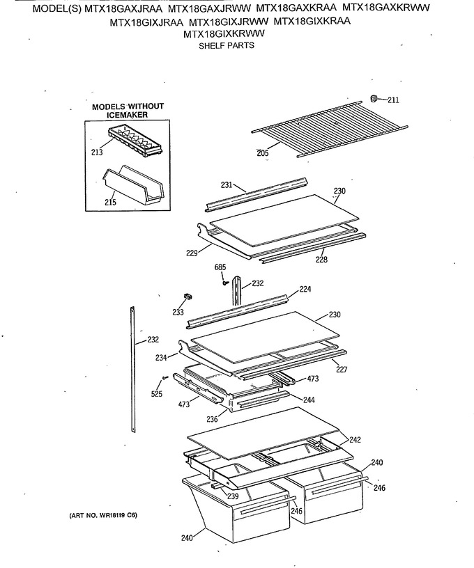 Diagram for MTX18GAXKRAA