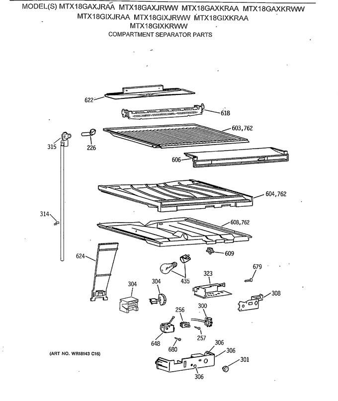 Diagram for MTX18GIXJRAA