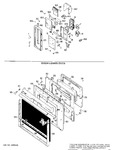 Diagram for 1 - Door Lower Oven