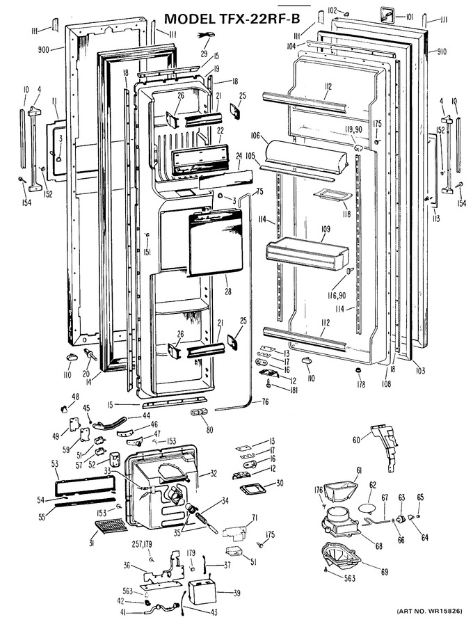 Diagram for TFX22RFB