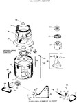 Diagram for 2 - Tub,basket & Agitator