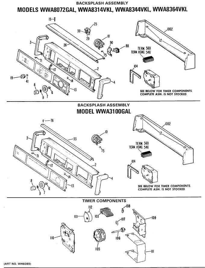 Diagram for WWA8300GAL