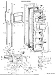 Diagram for 1 - Freezer Door