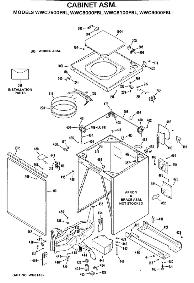 Diagram for WWC8000FBL