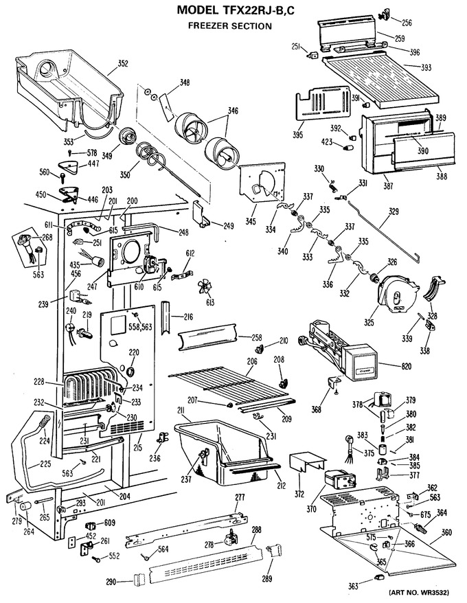 Diagram for TFX22RJB