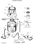 Diagram for 2 - Tub, Basket & Agitator