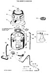 Diagram for 2 - Tub, Basket & Agitator