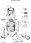 Diagram for 2 - Tub, Basket & Agitator