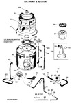 Diagram for 2 - Tub, Basket & Agitator