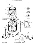 Diagram for 2 - Tub, Basket & Agitator