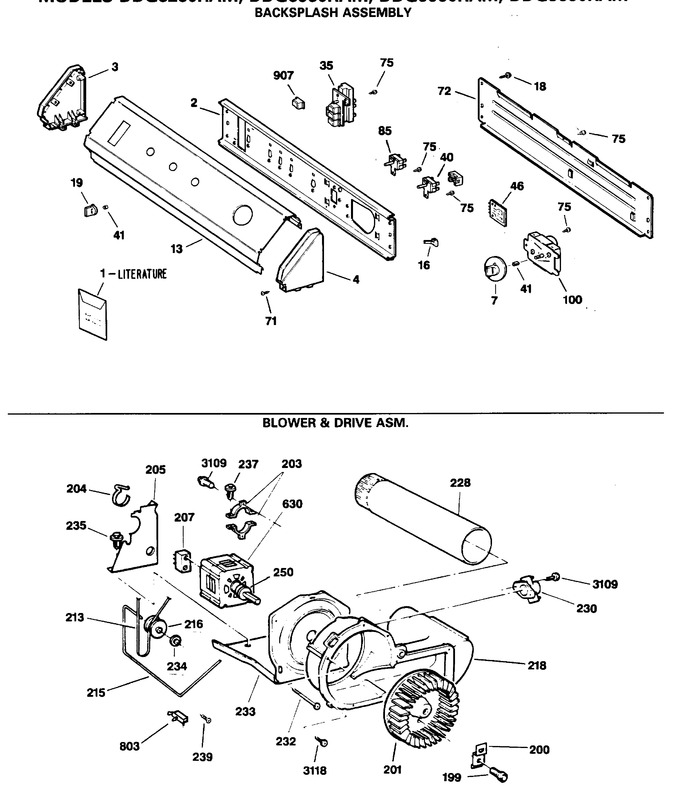 Diagram for DDG9580RAM