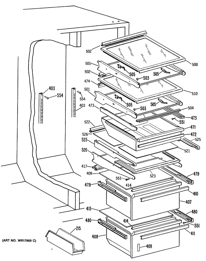 Diagram for TFCW22RRAWH