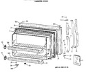 Diagram for 1 - Freezer Door