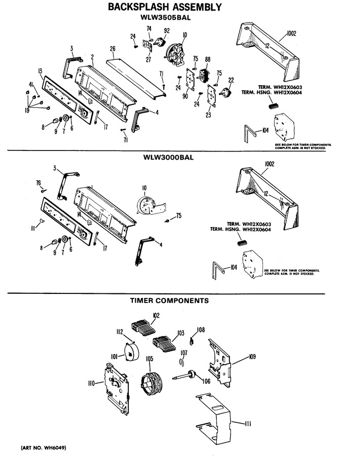 Diagram for WLW3505BAL