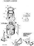 Diagram for 4 - Tub, Basket And Agitator