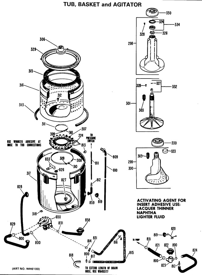 Diagram for WLW2500BBL