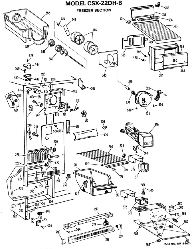 Diagram for CSX22DHB