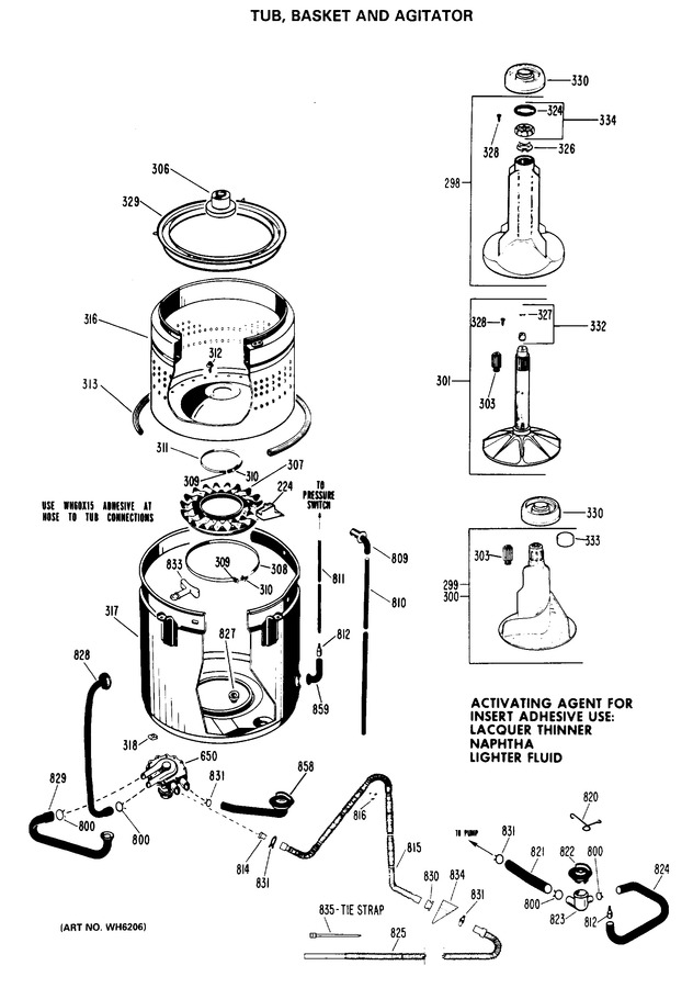 Diagram for WLW3700BCL