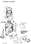 Diagram for 2 - Tub,basket And Agitator