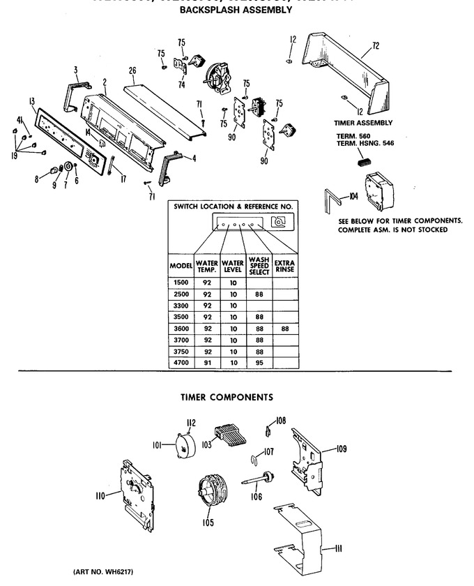 Diagram for WLW3700BNL