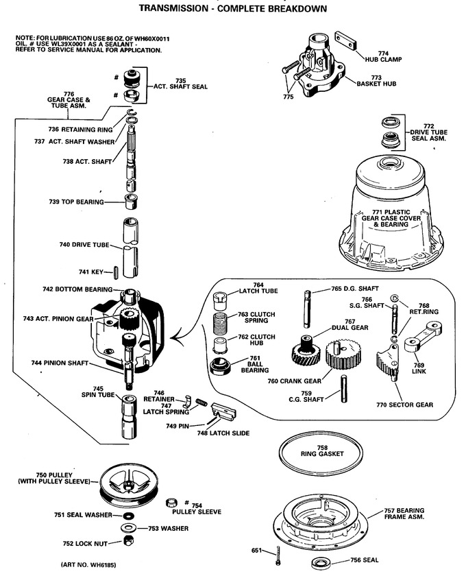 Diagram for WLW3700BNL