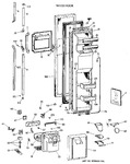 Diagram for 1 - Freezer Door