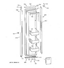 Diagram for 1 - Freezer Door