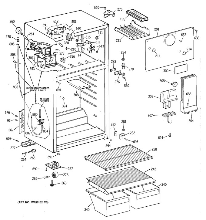 Diagram for TBX16SAZELWH