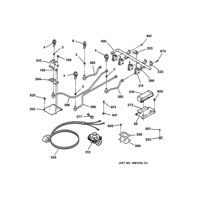 Diagram for JGP326WEV1WW