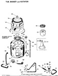 Diagram for 5 - Tub, Basket And Agitator