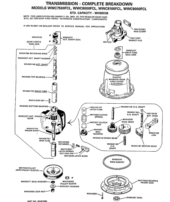 Diagram for WWC9000FCL