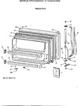 Diagram for 1 - Freezer Door