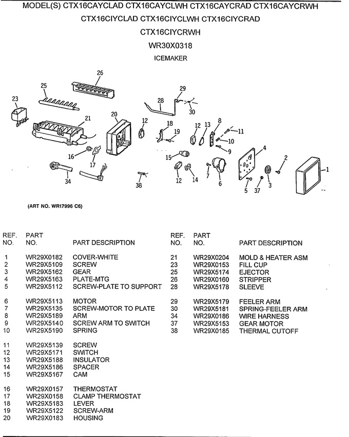 Diagram for CTX16CAYCRWH