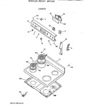 Diagram for 1 - Cooktop