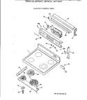 Diagram for 1 - Cooktop & Control Panel