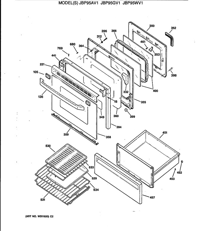 Diagram for JBP95WV1