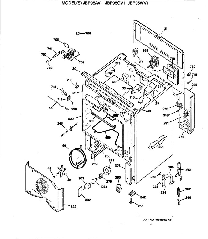 Diagram for JBP95WV1