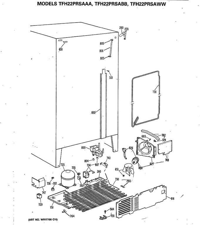 Diagram for TFH22PRSAWW