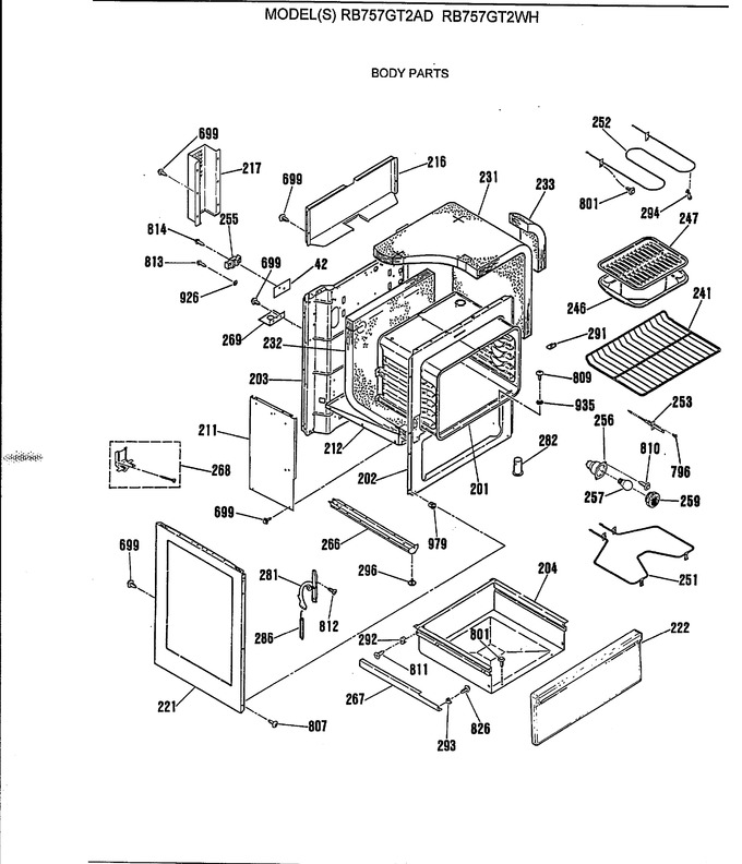 Diagram for RB757GT2WH