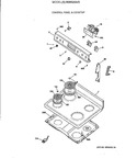 Diagram for 1 - Control Panel & Cooktop