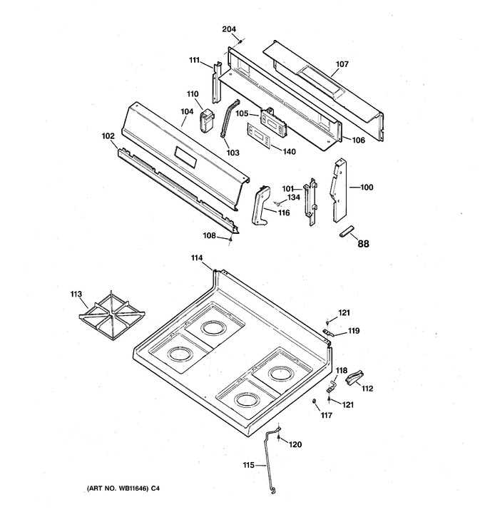 Diagram for JGBC17PEW2WH