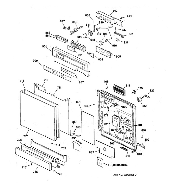 Diagram for GSD4920X73BB