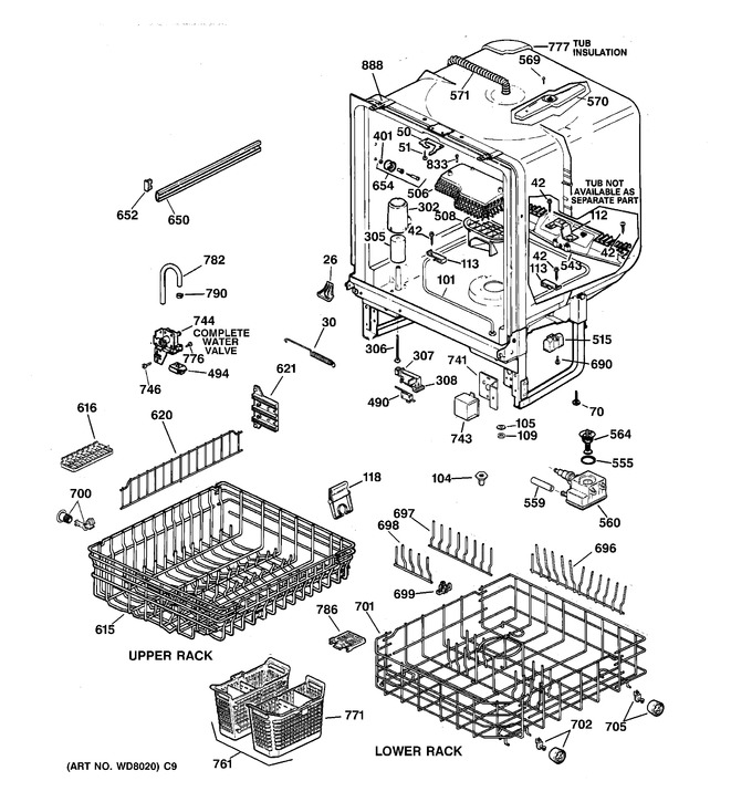 Diagram for GSD4420X73BB