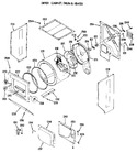 Diagram for 2 - Dryer - Cabinet, Drum & Heater