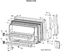 Diagram for 1 - Freezer Door