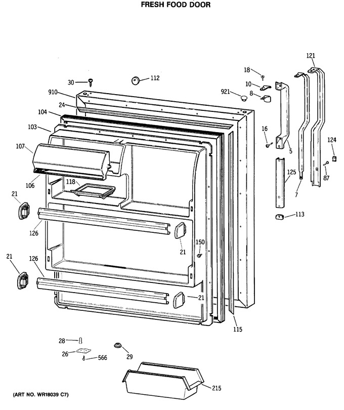 Diagram for TBX18GASARWH