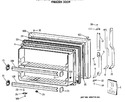 Diagram for 1 - Freezer Door